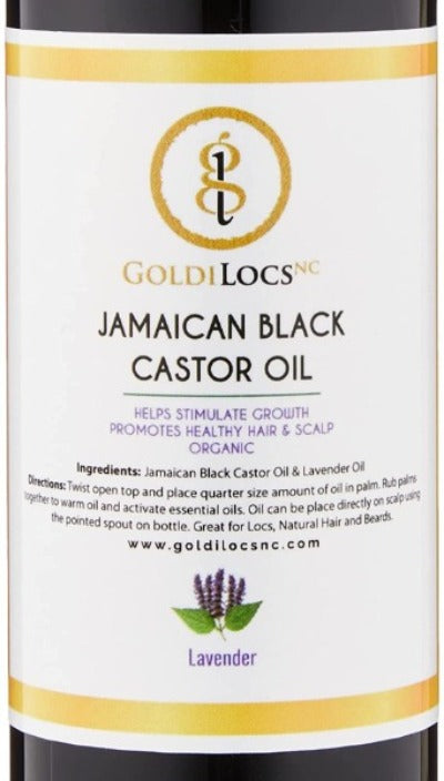 GoldiLocsNC Signature Growth Oil 4oz Bottle - Available in Peppermint, Lavender or Tea Tree