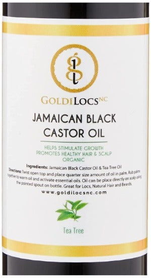 GoldiLocsNC Signature Growth Oil 4oz Bottle - Available in Peppermint, Lavender or Tea Tree