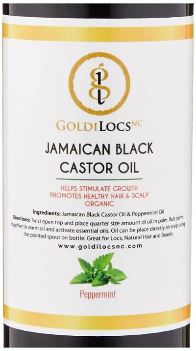 GoldiLocsNC Signature Growth Oil 4oz Bottle - Available in Peppermint, Lavender or Tea Tree