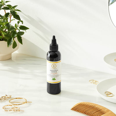 GoldiLocsNC Signature Growth Oil 4oz Bottle - Available in Peppermint, Lavender or Tea Tree