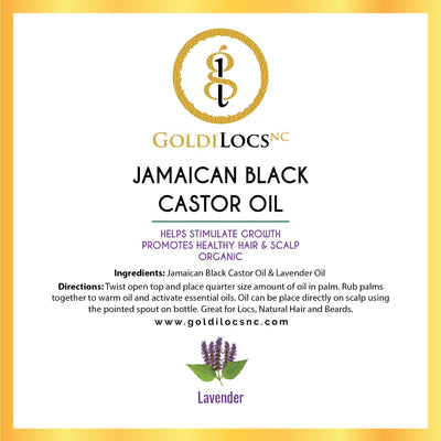 GoldiLocsNC Signature Growth Oil 4oz Bottle - Available in Peppermint, Lavender or Tea Tree