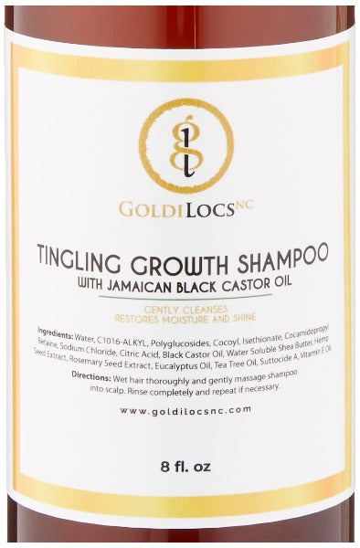 GoldiLocsNC Tingling Growth Shampoo 8oz