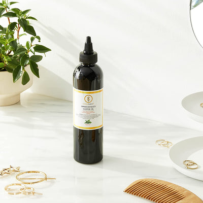 GoldiLocsNC Signature Growth Oil 8oz Bottle - Available in Peppermint, Lavender or Tea Tree