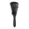 Detangling Brush Hair Styling Shower Massage Brush Comb (Black)