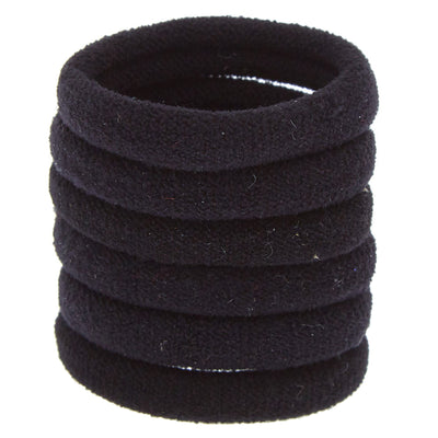 Fashionista Ponytail Holders 6PCS/CARD (Medium)